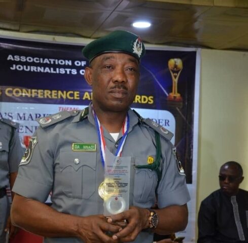 Comptroller Dera Nnadi Honoured as Most Outstanding Customs Area Controller of the Year by AMJON