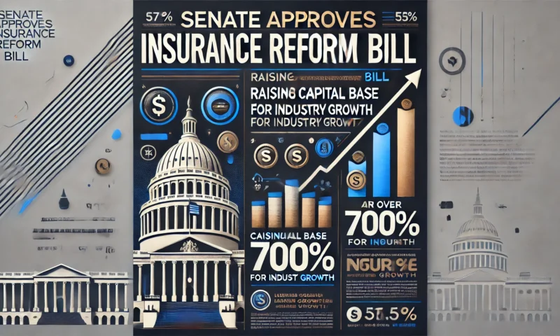 Senate Approves Historic Insurance Reform Bill, Raising Capital Base by Over 700% for Industry Growth