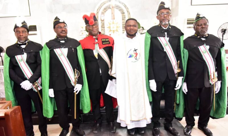 Knights of St. Mulumba, VGC Subcouncil, Celebrate 2nd Degree Investiture at Catholic Church of Epiphany, Lekki