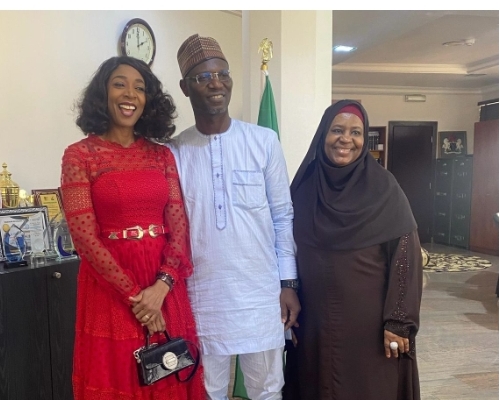 Mandate Secretary Federal Capital Territory Authority Women Affairs Secretariat and SEC Teams during a meeting in Abuja