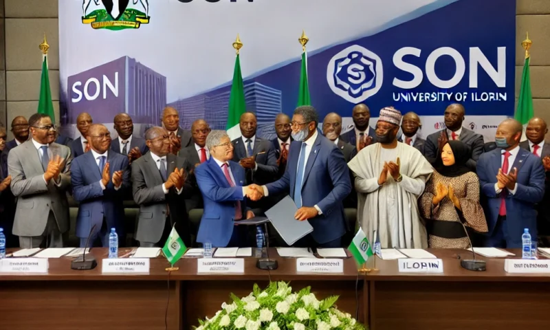 SON and University of Ilorin Sign Strategic Alliance to Elevate Quality Standards in Nigeria