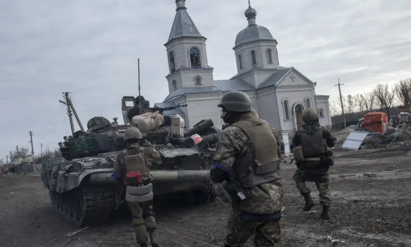 Russian forces capture new village in eastern Ukraine