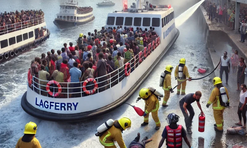 LASWA Effectively Responds to a Fire Incident at Ipakodo Ferry Terminal