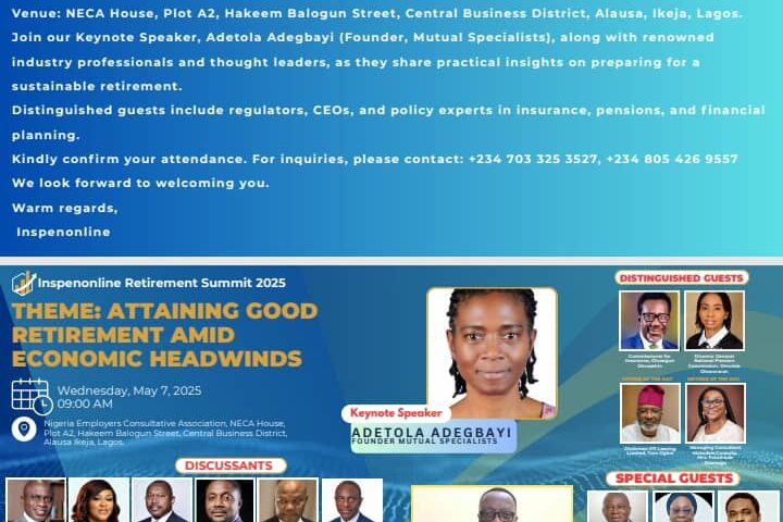 Inspenonline Summit Holds Tomorrow, Rallies Top Experts on Retirement, Pension & Lifestyle