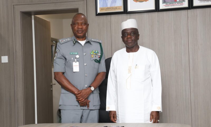 CUSTOMS, ACCOUNTANT GENERAL OFFICE SYNERGISES TO SHORE-UP REVENUE.