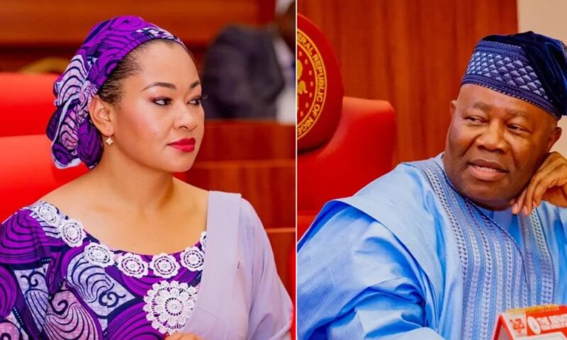 Natasha fires back at Akpabio, denies violating court order