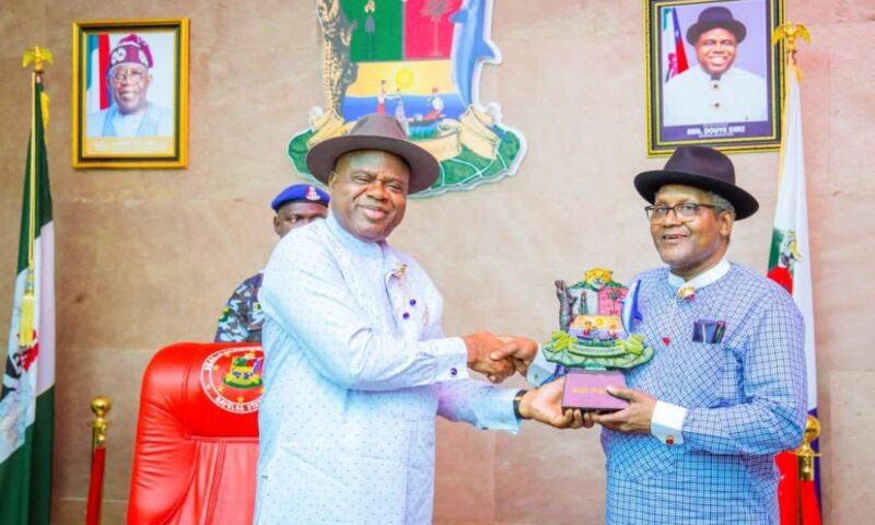 Dangote Visits Bayelsa, Signs Strategic MoU with Governor Diri to Drive Economic Growth