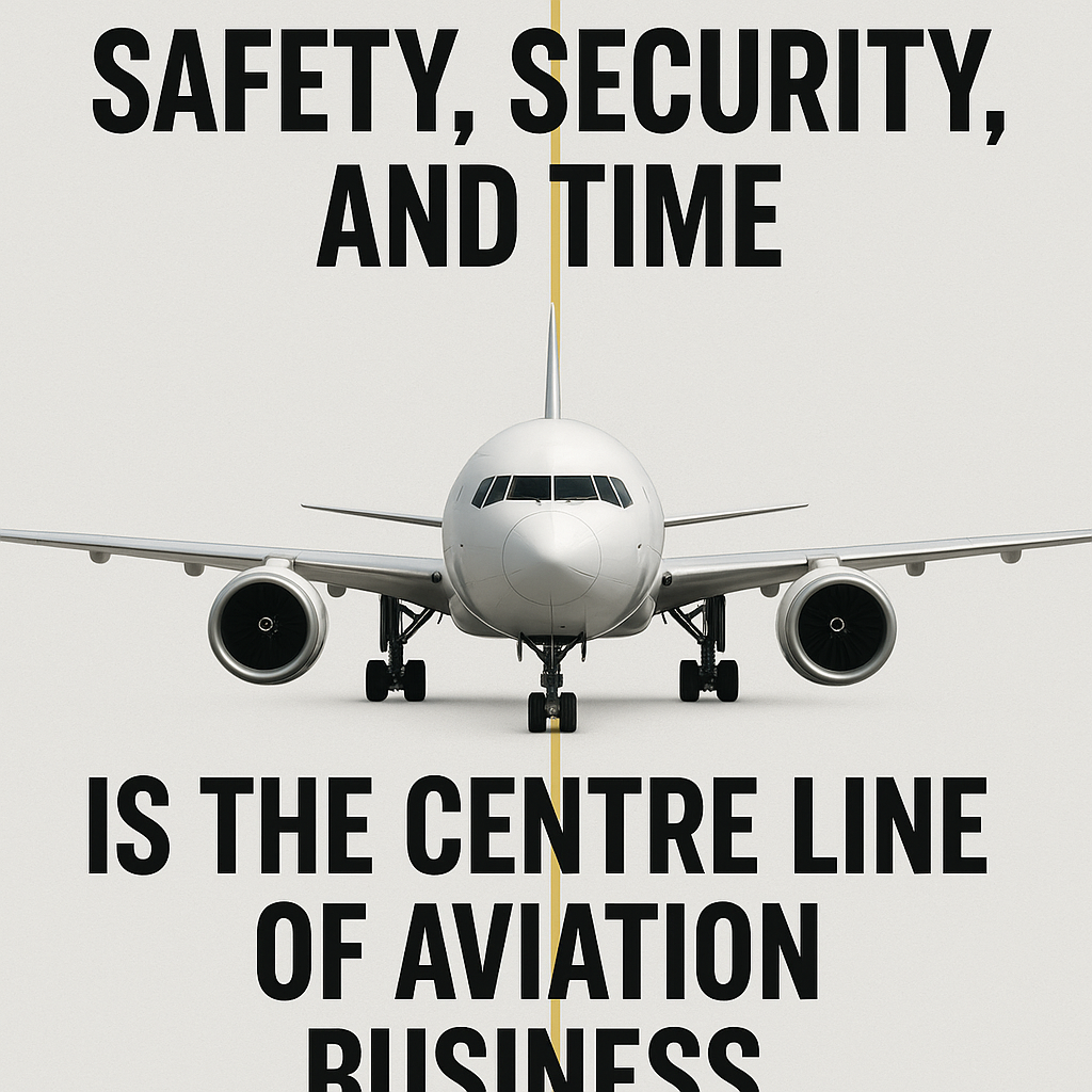 Safety, Security, and Time: The Unshakable Centre Line of Aviation Business