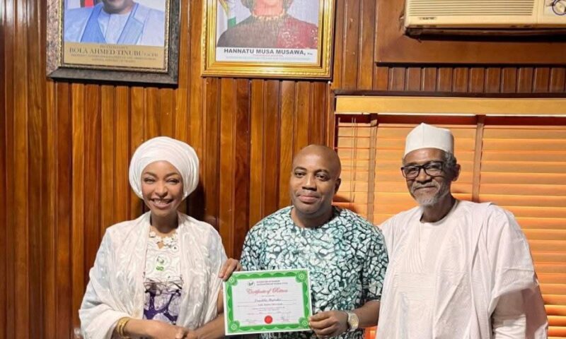 Minister Musawa, FTAN Present Certificate of Return to Franklin Iherjirika as PRO South, Boost for Nigeria’s Tourism