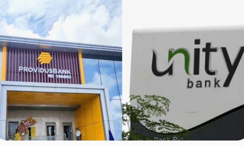 CBN Recap Fallout: Unity Bank Directors Eye N37bn in Providus Merger Payout