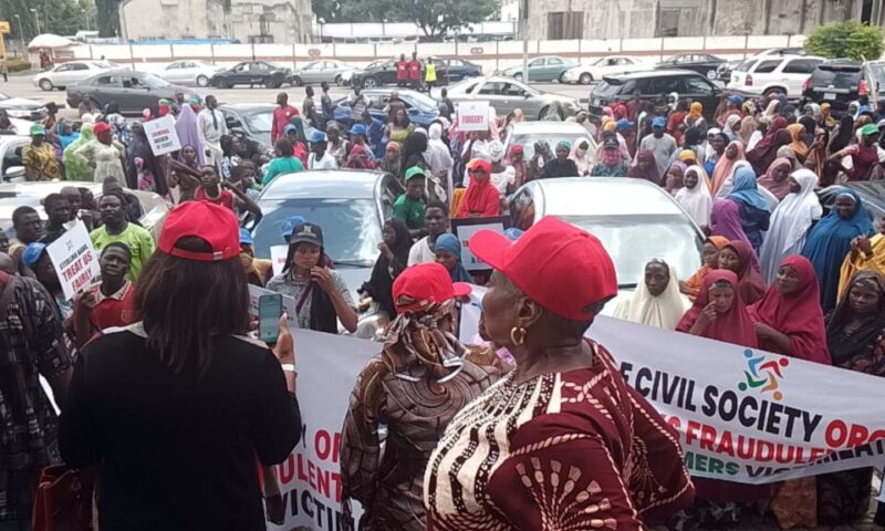 Protest Rocks CBN as Citizens Accuse Sterling Bank of Fraud — Experts Urge FCCPC Probe