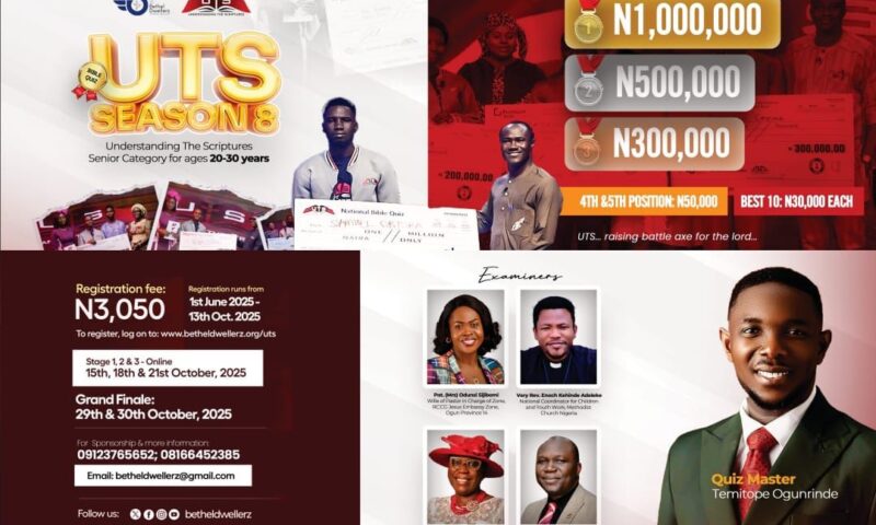 UTS Season 8 Kicks Off Registration: A National Scripture Competition for Young Adults