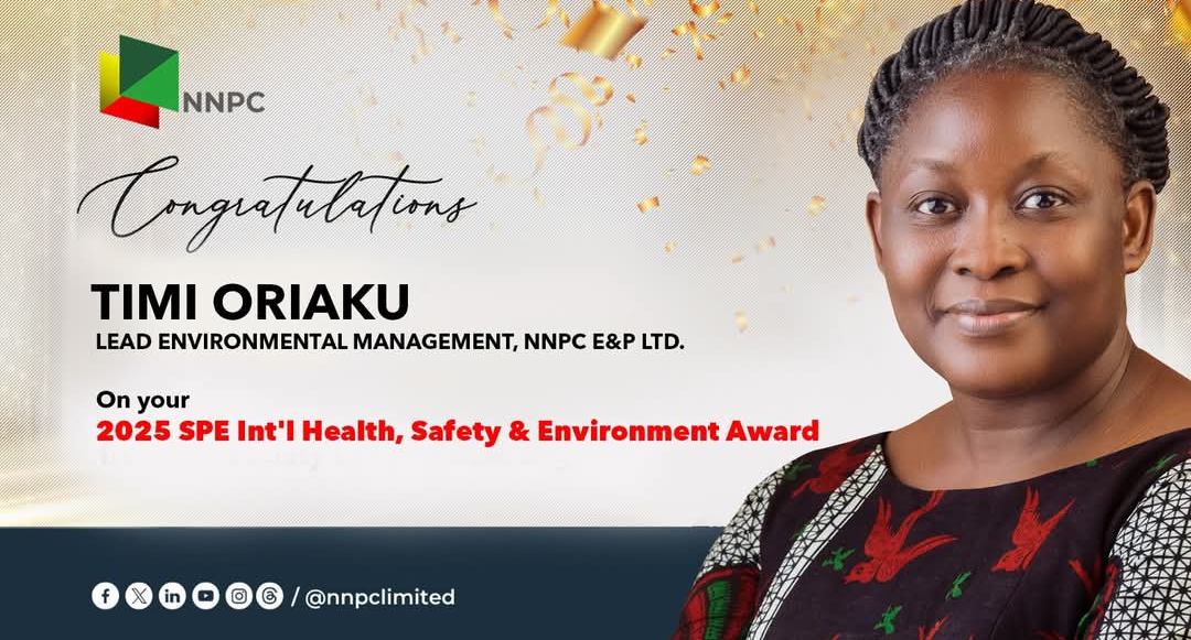 Dr. Timi Oriaku Makes History as First African to Win Global HSE Award from Society of Petroleum Engineers Screenshot_20251104-064140