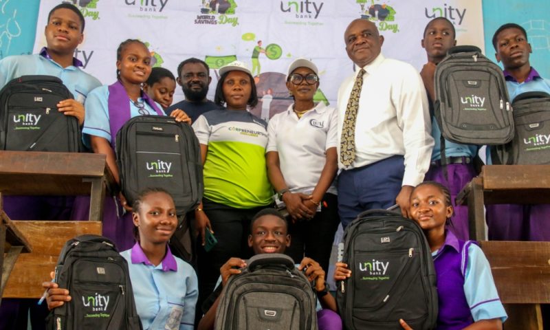 Unity Bank MD Tasks Youths on Savings Culture at World Savings Day