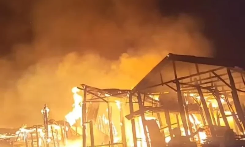 Fire guts Gombe timber market, gov orders probe, pledges support