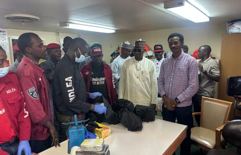 Apapa Customs Intercepts 25.5kg Cocaine From Brazilian Ship, MV San Anthonio,Hands Over Drug, Detained Ship to NDLEA