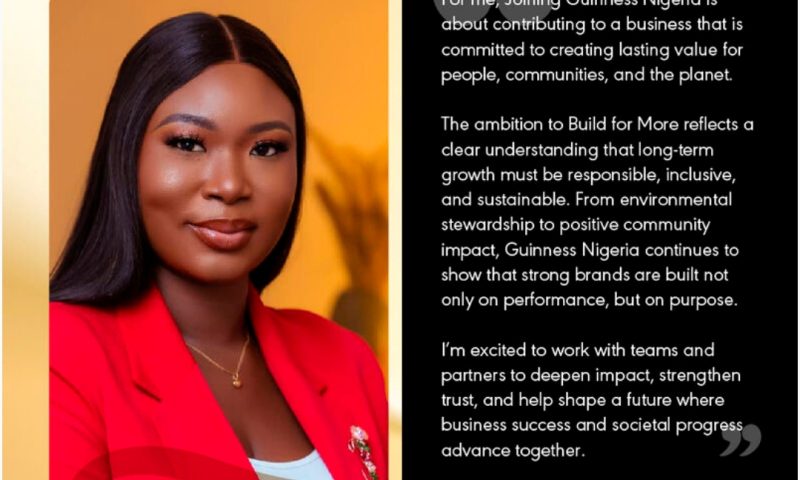 Guinness Nigeria Names Olukemi Ogunsakin Head of Corporate Communications, Sustainability and CSR