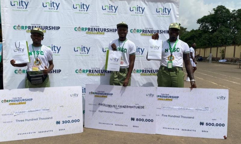 Unity Bank Corpreneurship Challenge Awards ₦800,000 to OAU, UNN Graduates