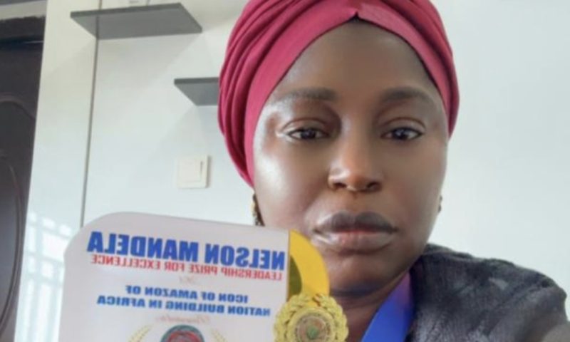 NIWA Lagos Manager Eng. Sarat Braimah Bags Nelson Mandela Pan African Leadership Award