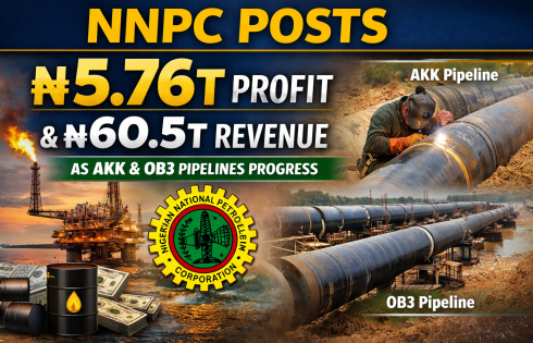 NNPC Posts ₦5.76T Profit, ₦60.5T Revenue as AKK & OB3 Pipelines Progress