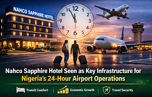 Nahco Sapphire Hotel Seen as Key Infrastructure for Nigeria’s 24-Hour Airport Operations