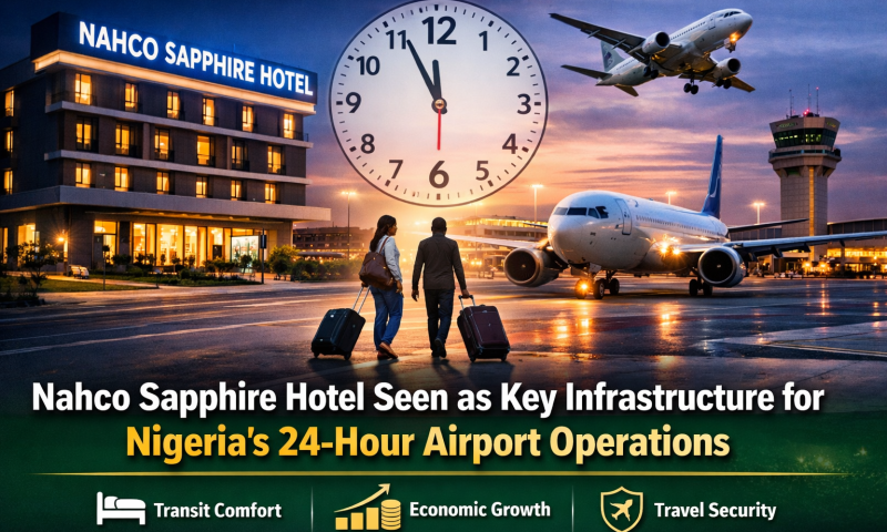 Nahco Sapphire Hotel Seen as Key Infrastructure for Nigeria’s 24-Hour Airport Operations