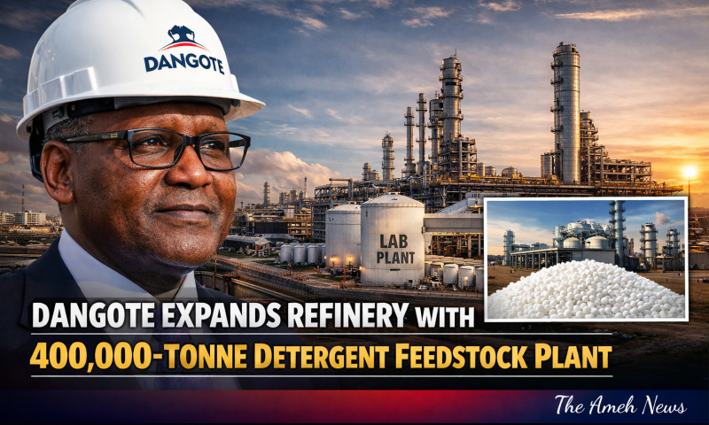 Dangote Expands Refinery with 400,000-Tonne Detergent Feedstock Plant