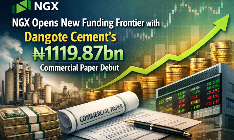 NGX Opens New Funding Frontier with Dangote Cement’s ₦119.87bn Commercial Paper Debut