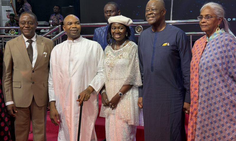 Wale Edun Graces Thanksgiving Service for Mr. Tonlagha’s 50th Birthday in Warri