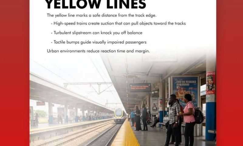 NSIB Raises Safety Awareness: Why the Yellow Line on Train Platforms Is a Lifesaving Boundary