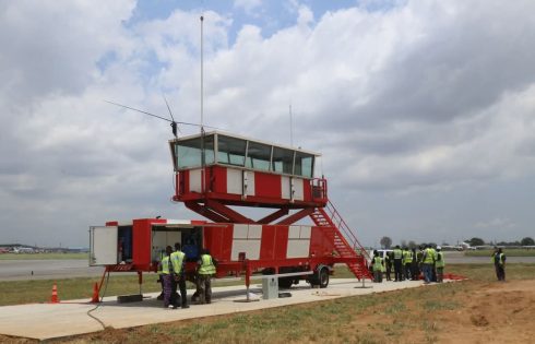 NAMA Rolls Out Mobile Control Tower in Lagos After Fire Disrupts ATC Systems