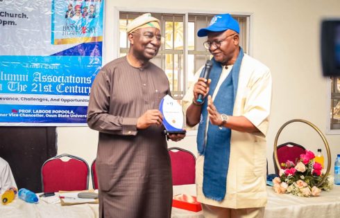 MENTORSHIP: NIMASA DG BAGS AWARD OF RECOGNITION FROM ALMA MATER