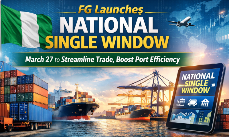 FG Launches National Single Window March 27 to Streamline Trade, Boost Port Efficiency