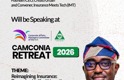 Aleobua Pushes Unified Voice to Reboot Nigeria’s Insurance at CAMCONIA Retreat