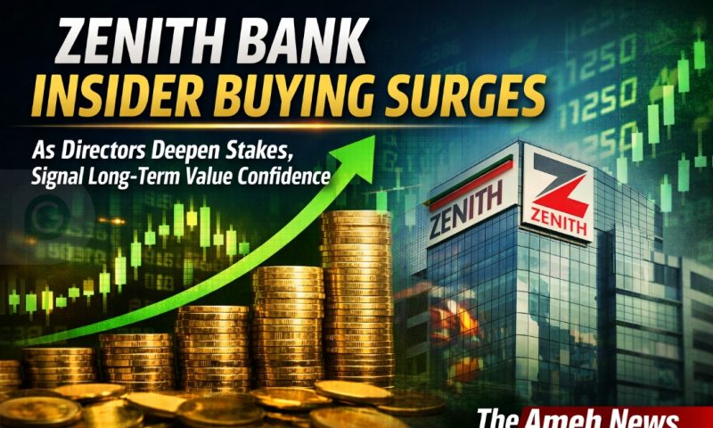 Zenith Bank Insider Buying Surges as Directors Deepen Stakes, Signal Long-Term Value Confidence