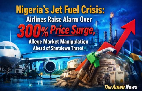 Nigeria’s Jet Fuel Crisis: Airlines Raise Alarm Over 300% Price Surge, Allege Market Manipulation Ahead of Shutdown Threat