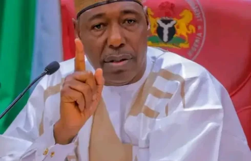 Gov Zulum warns Borno residents against aiding insurgents
