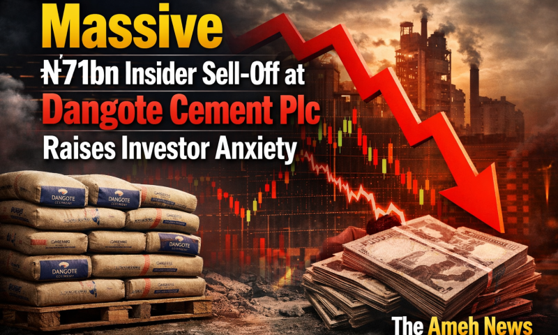 Massive ₦71bn Insider Sell-Off at Dangote Cement Plc Raises Investor Anxiety