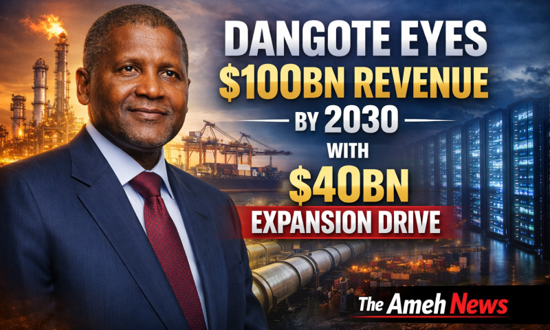 Dangote Eyes $100bn Revenue by 2030 with $40bn Expansion Drive