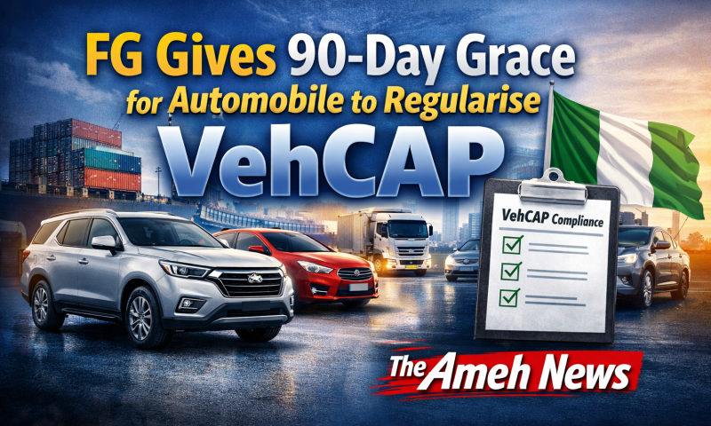 FG Opens 90-Day Compliance Window for Vehicles Amid VehCAP Enforcement Push