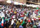 Ekiti Guber: APC is gone – Isaac Fayose reacts as mammoth crowd receive PDP candidate