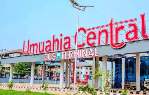 Otti names new Umuahia Bus terminal after Returning Officer who announced his electoral victory