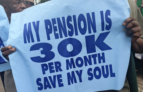 NPA Pensioners Protest at Headquarters Over 16-Year Unpaid Entitlements, Accuse Management of Silence