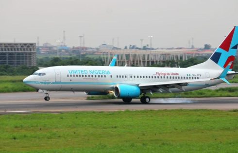 UNITED NIGERIA AIRLINES TAKES DELIVERY OF NEW BOEING 737-800, CELEBRATES OBI OF ONITSHA AND CHINUA ACHEBE IN HISTORIC UNVEILING