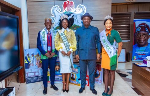 Keyamo receives Miss World Nigeria, King, Queen of the Air