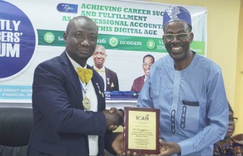 ICAN Ikeja District Honours Peter Adebayo, FCA, for Distinguished Service, Professional Excellence