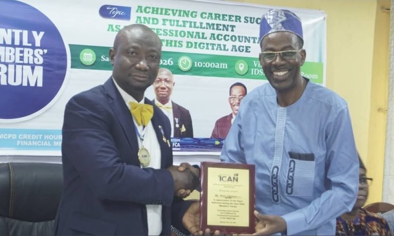 ICAN Ikeja District Honours Peter Adebayo, FCA, for Distinguished Service, Professional Excellence