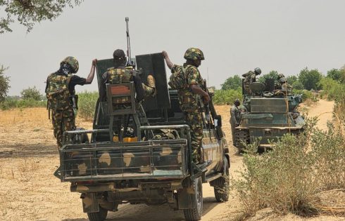 Troops escape unhurt as MRAP hits terrorists’ IED in Borno