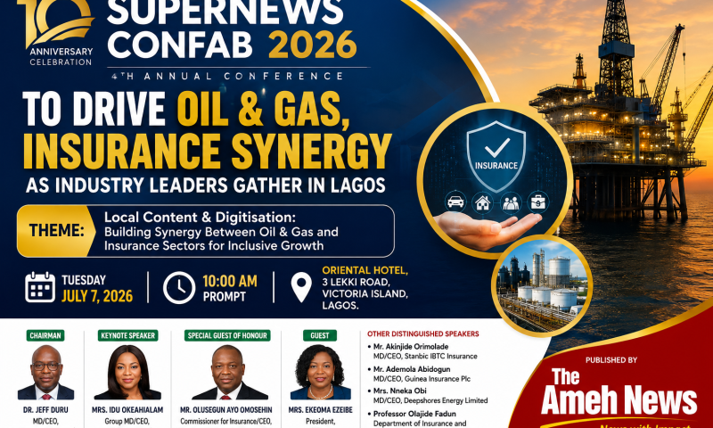 SUPERNEWS Confab 2026 to Drive Oil & Gas, Insurance Synergy as Industry Leaders Gather in Lagos