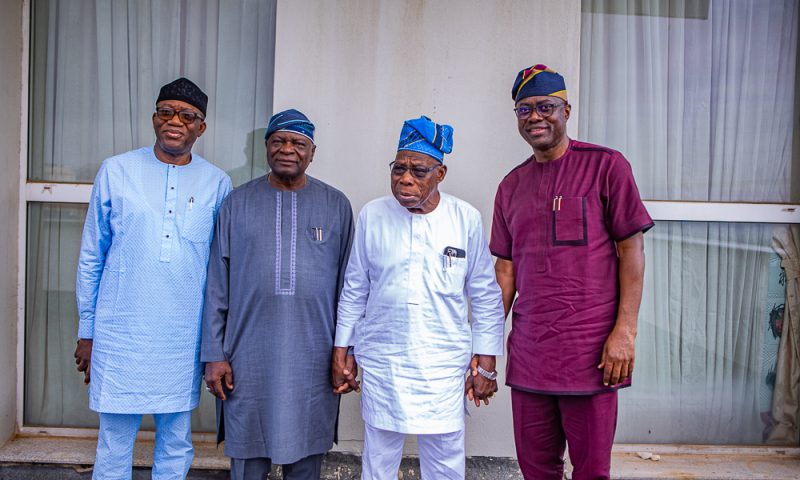 2027: Makinde meets Obasanjo in Ogun